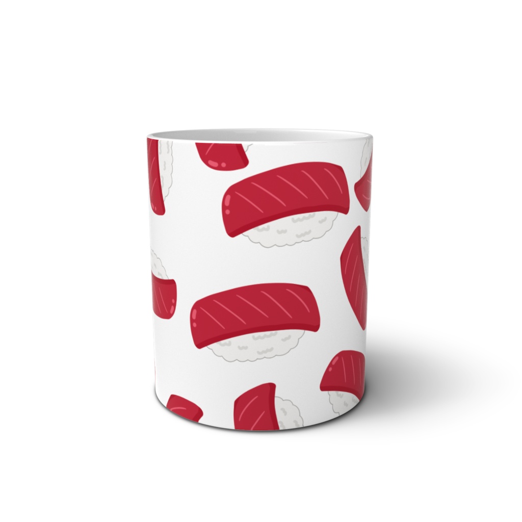 マグロのお寿司のマグカップ