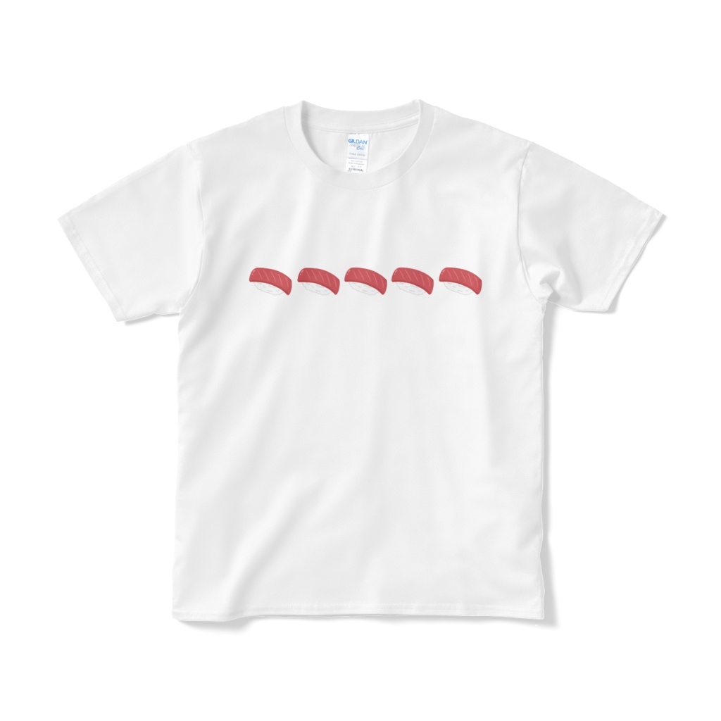 マグロのお寿司のTシャツ