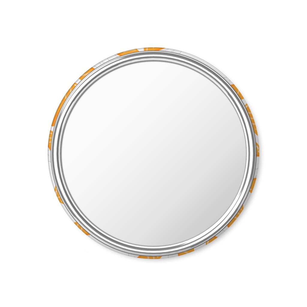 サーモンのお寿司の缶ミラー