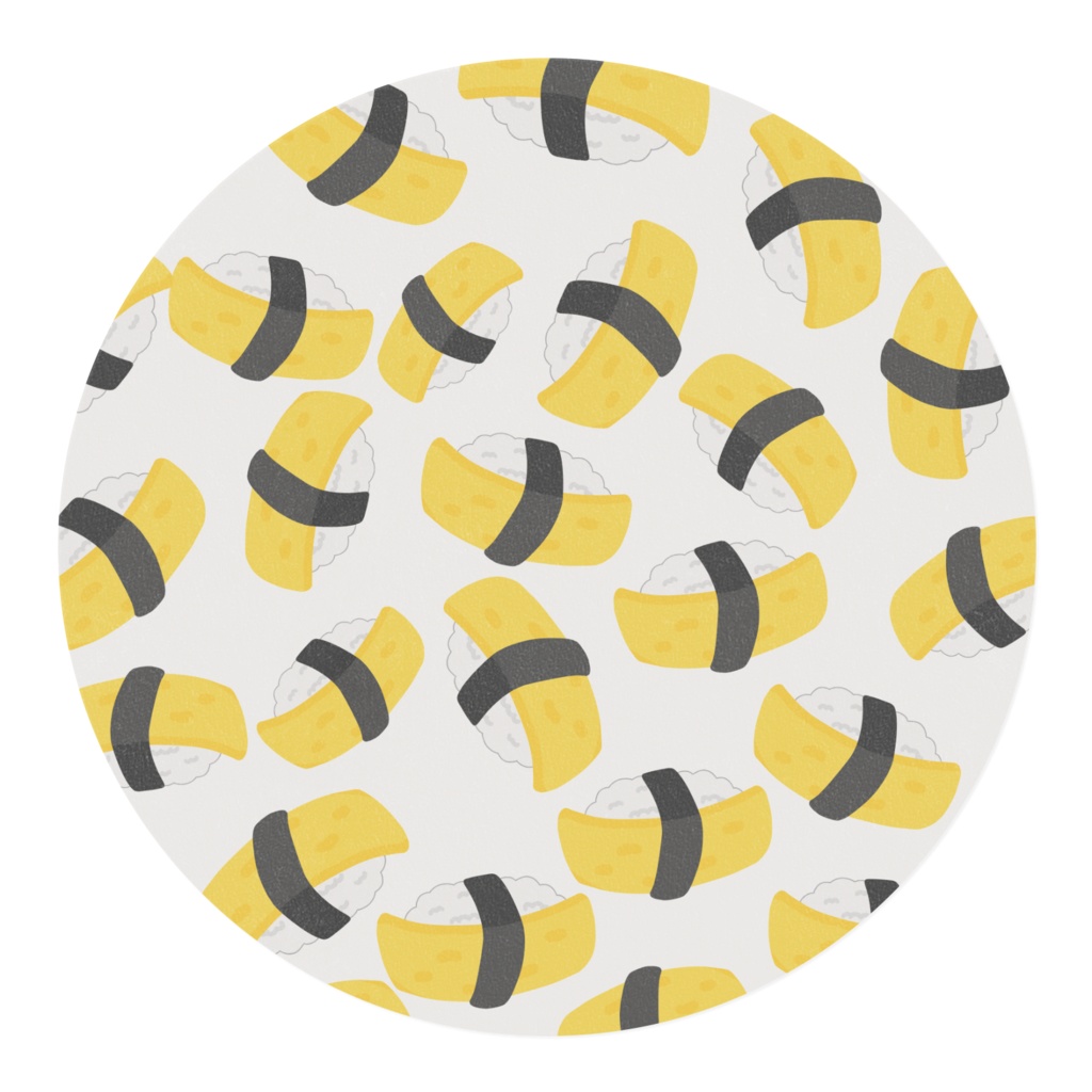 タマゴのお寿司のマスキングテープ