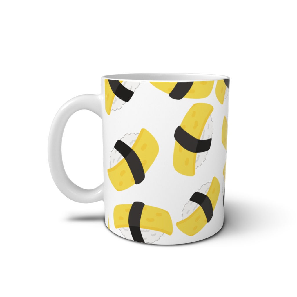 タマゴのお寿司のマグカップ