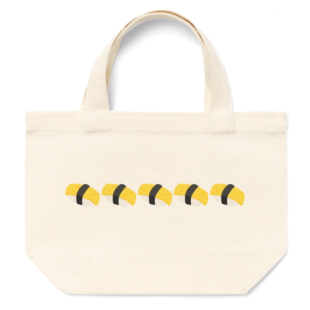 タマゴのお寿司のトートバッグ