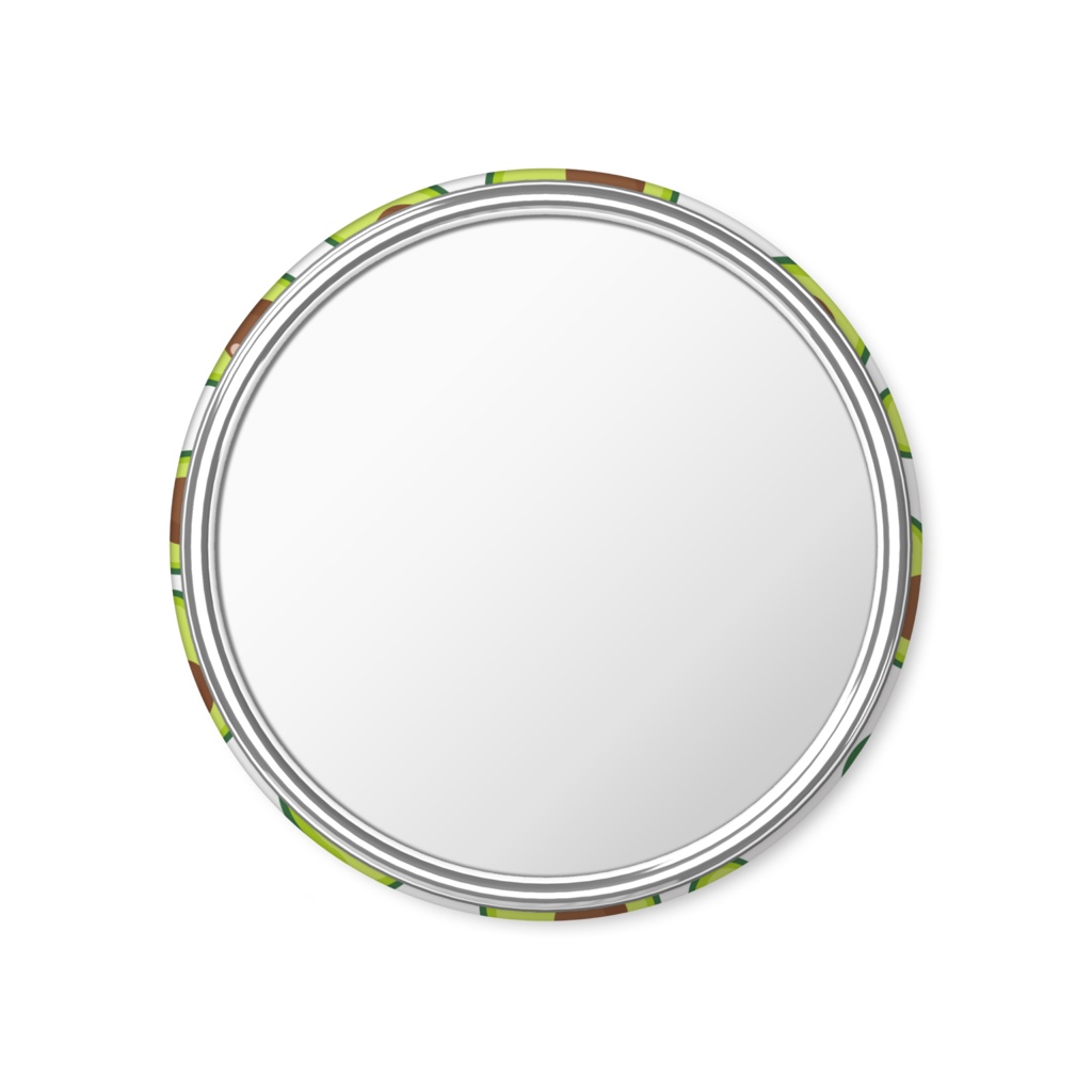 アボカドの缶ミラー