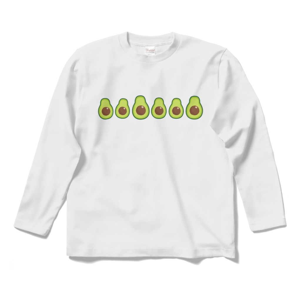 アボカドのロングスリーブTシャツ