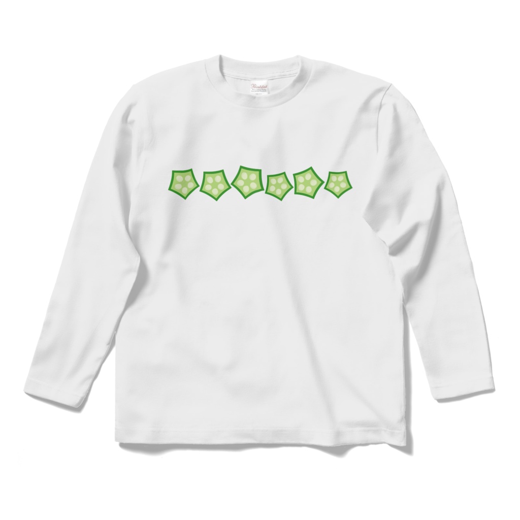 オクラのロングスリーブTシャツ