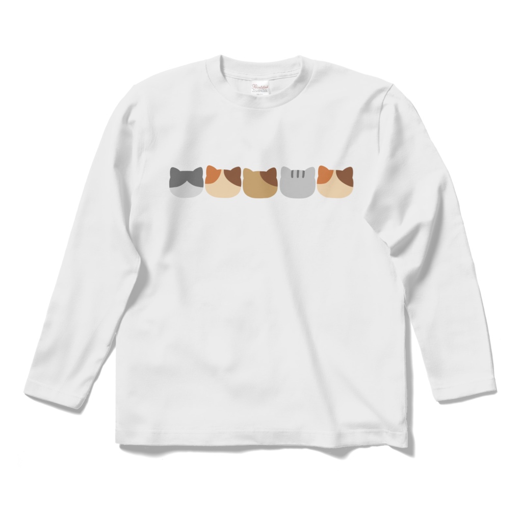 ねこちゃんのロングスリーブTシャツ