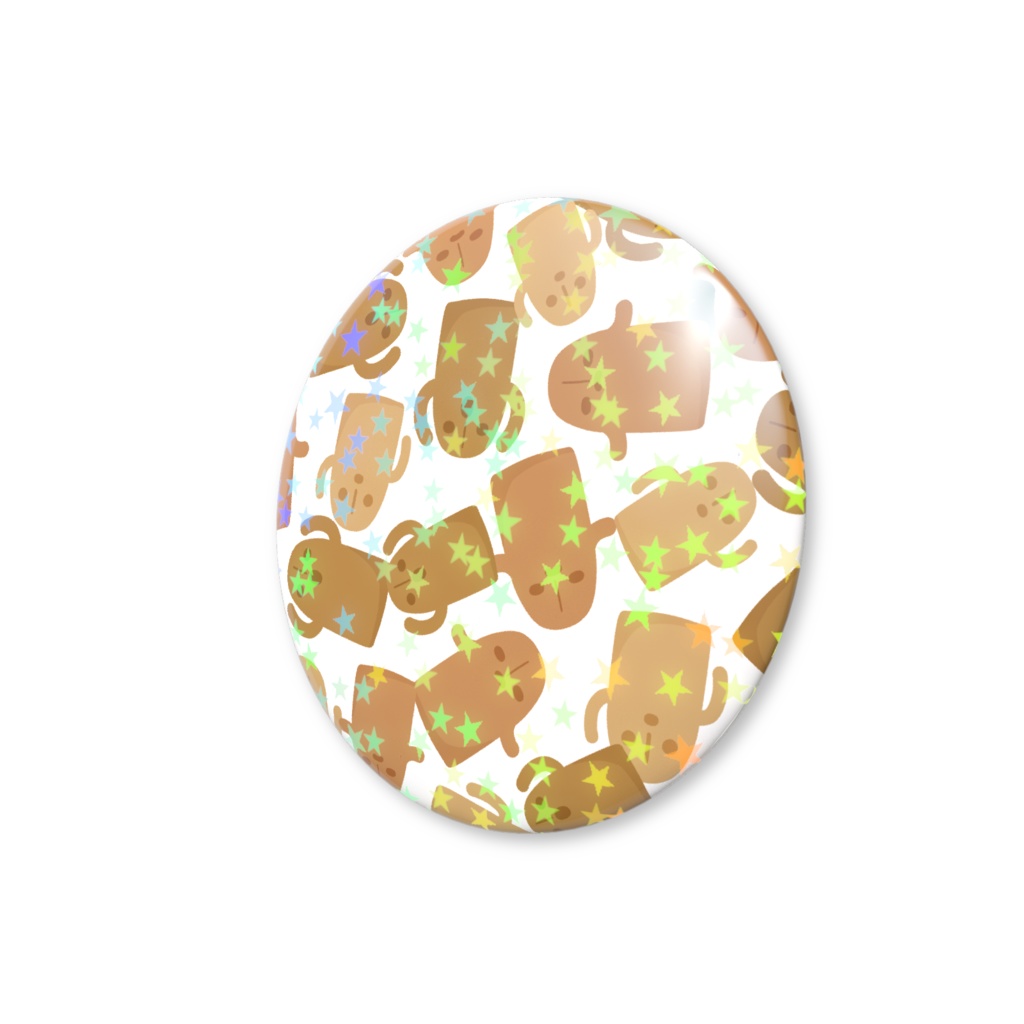 はにわのホログラム缶バッジ