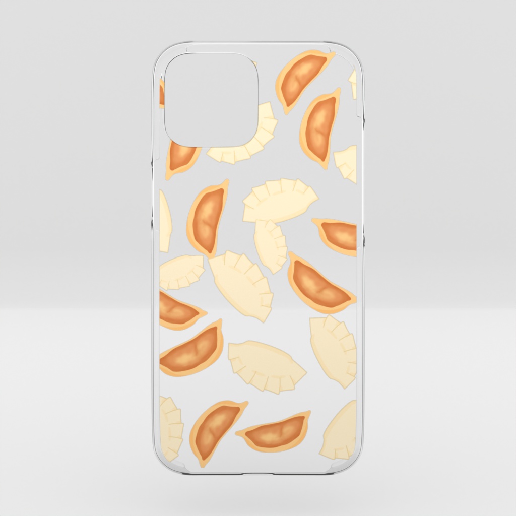 ギョウザのクリアiPhoneケース