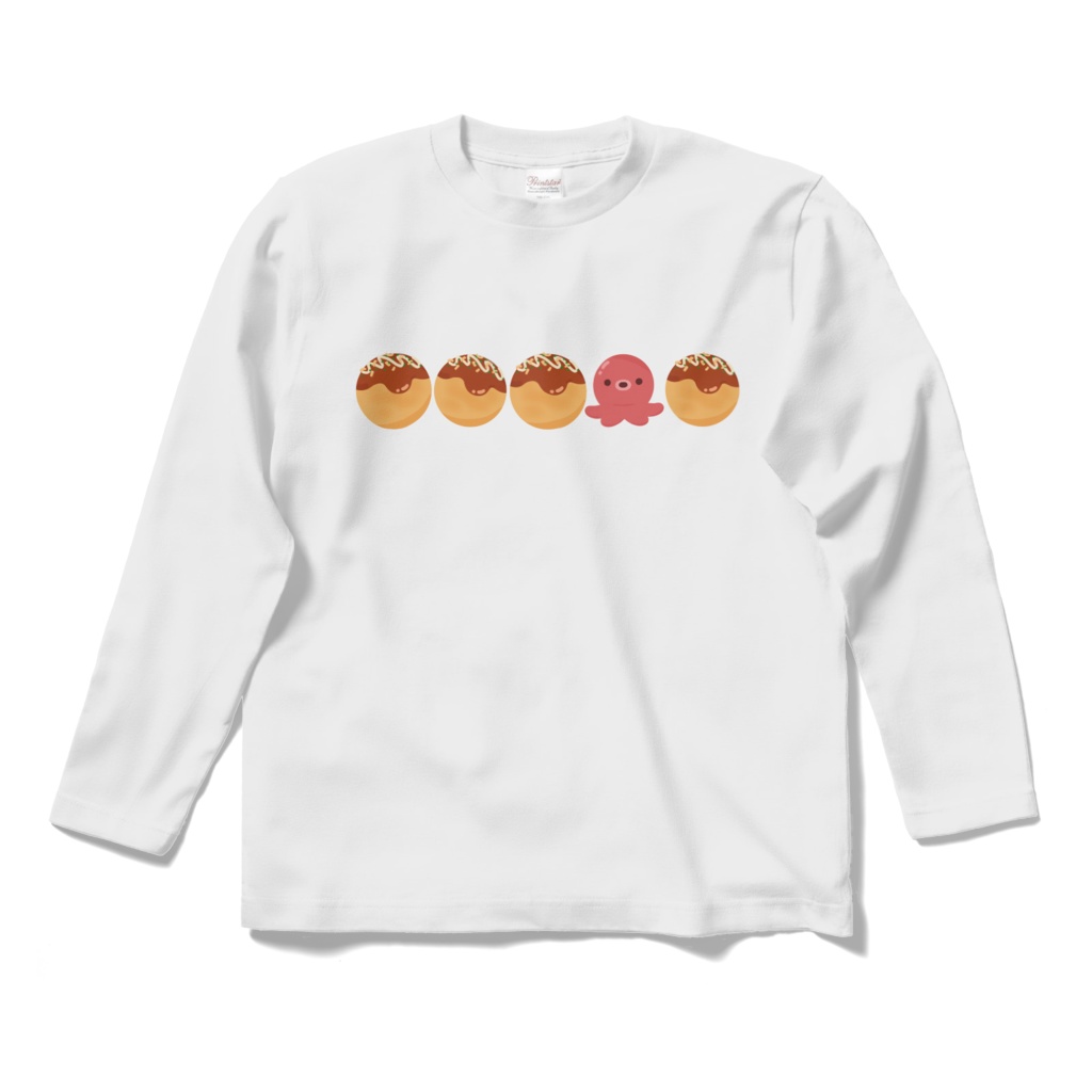 タコヤキのロングスリーブTシャツ