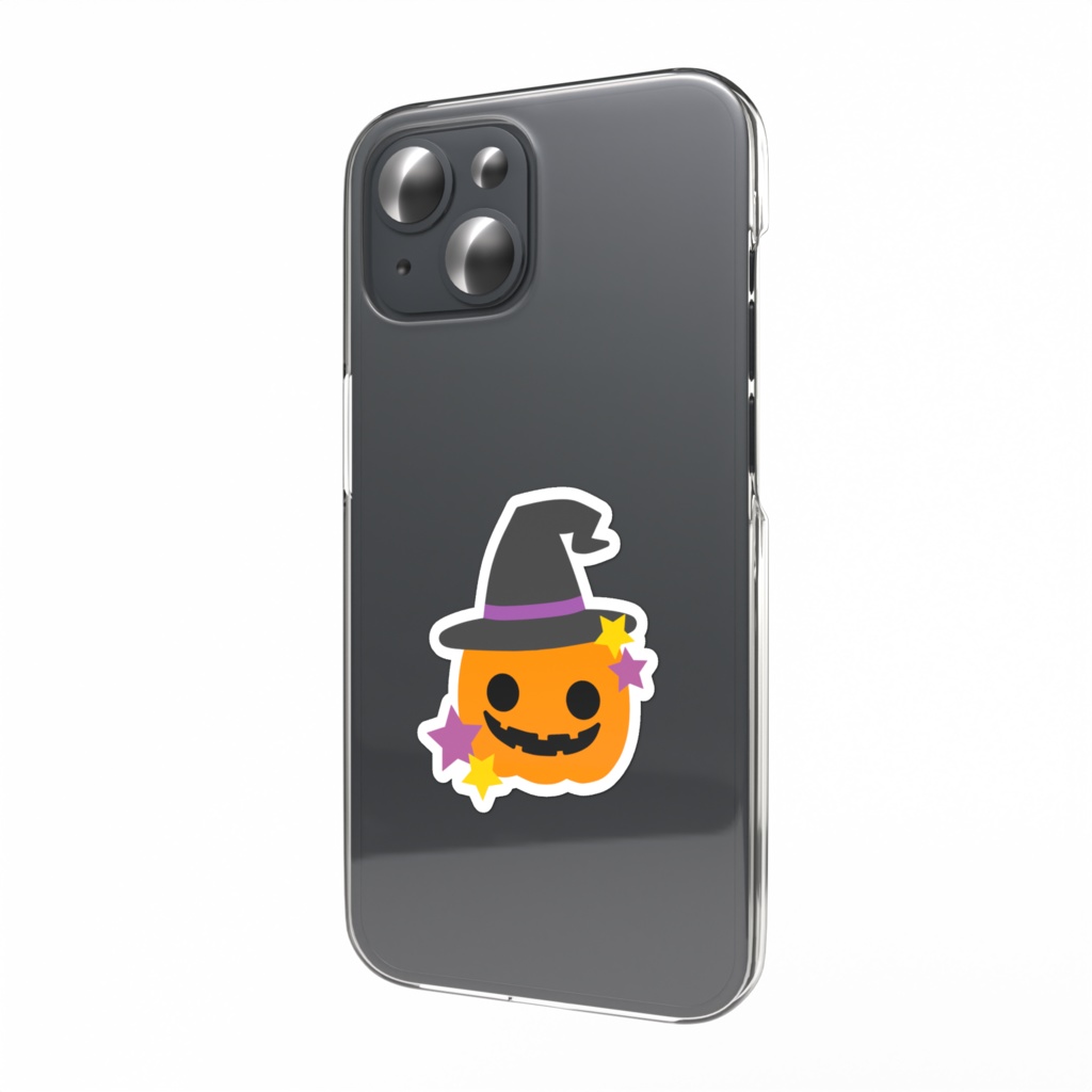 ハロウィンのスマホステッカー
