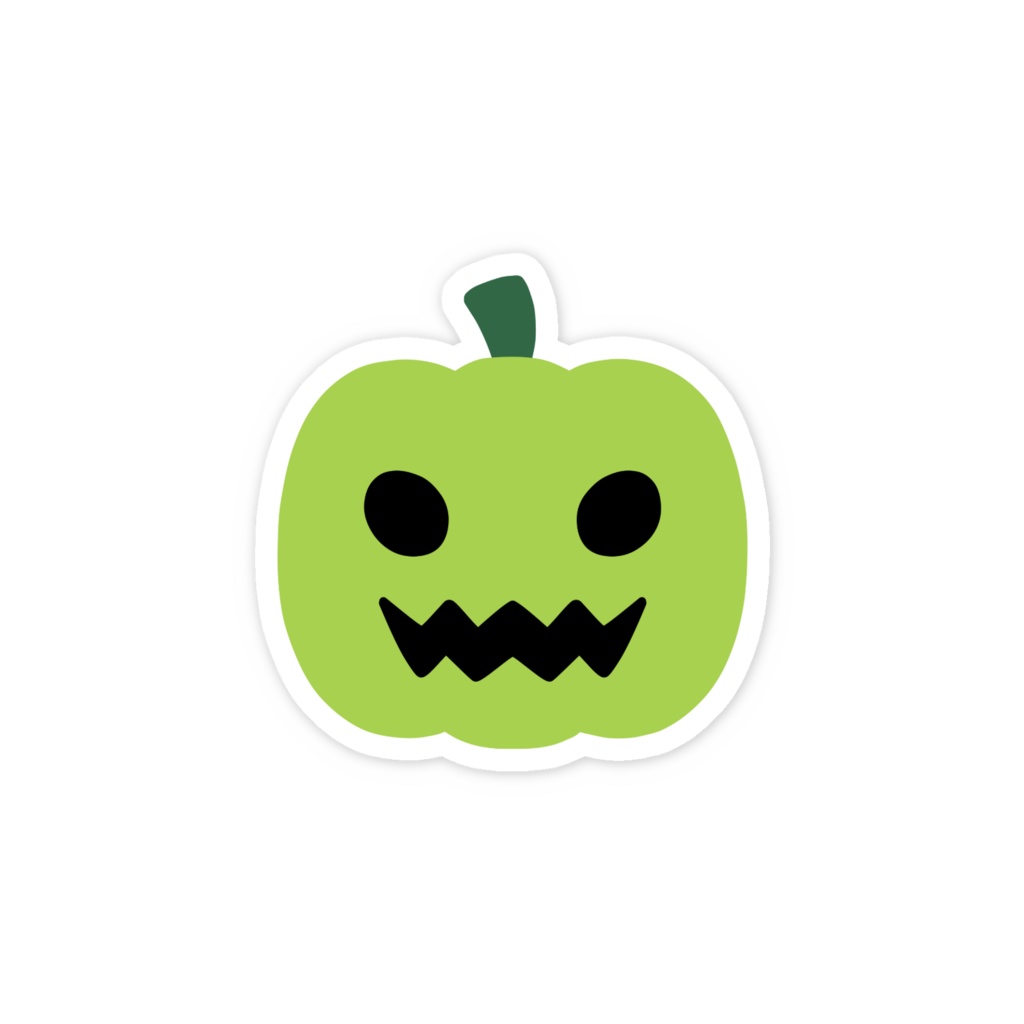 ジャックオーランタンのスマホステッカー