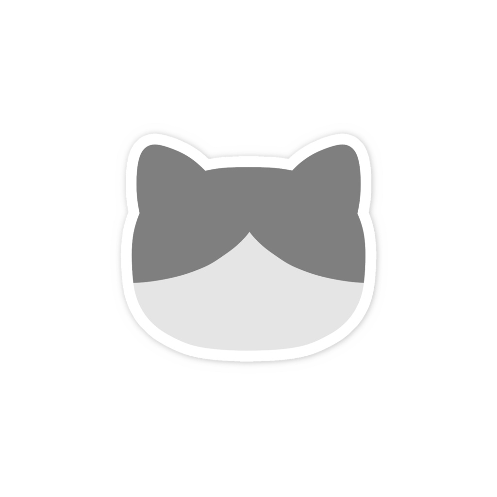 猫のスマホステッカー