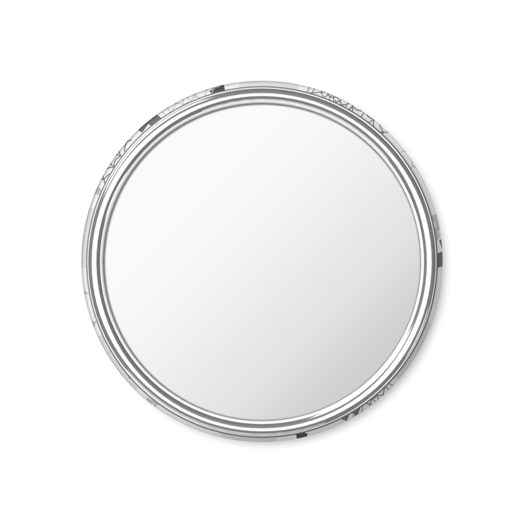 オバケの缶ミラー