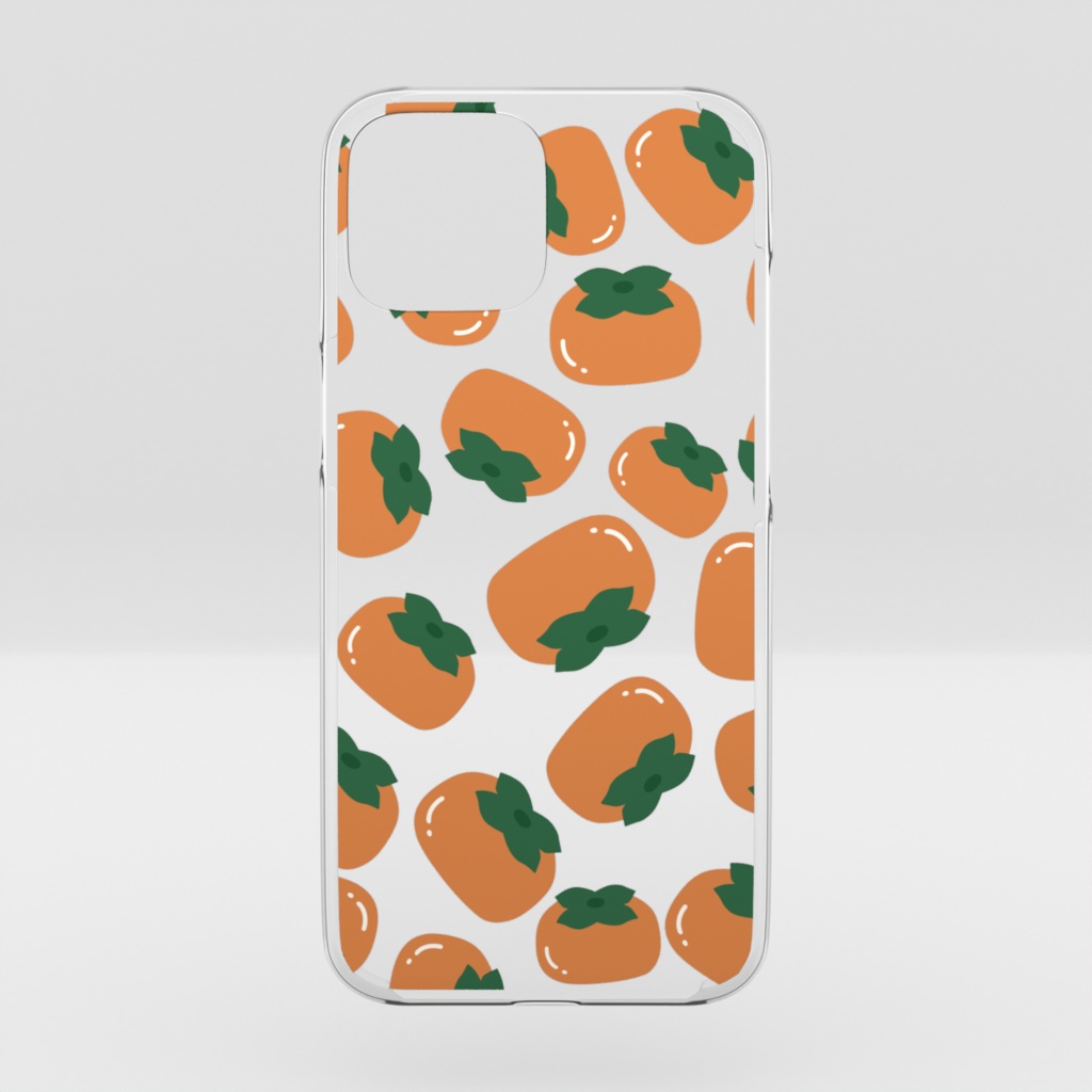 カキのクリアiPhoneケース