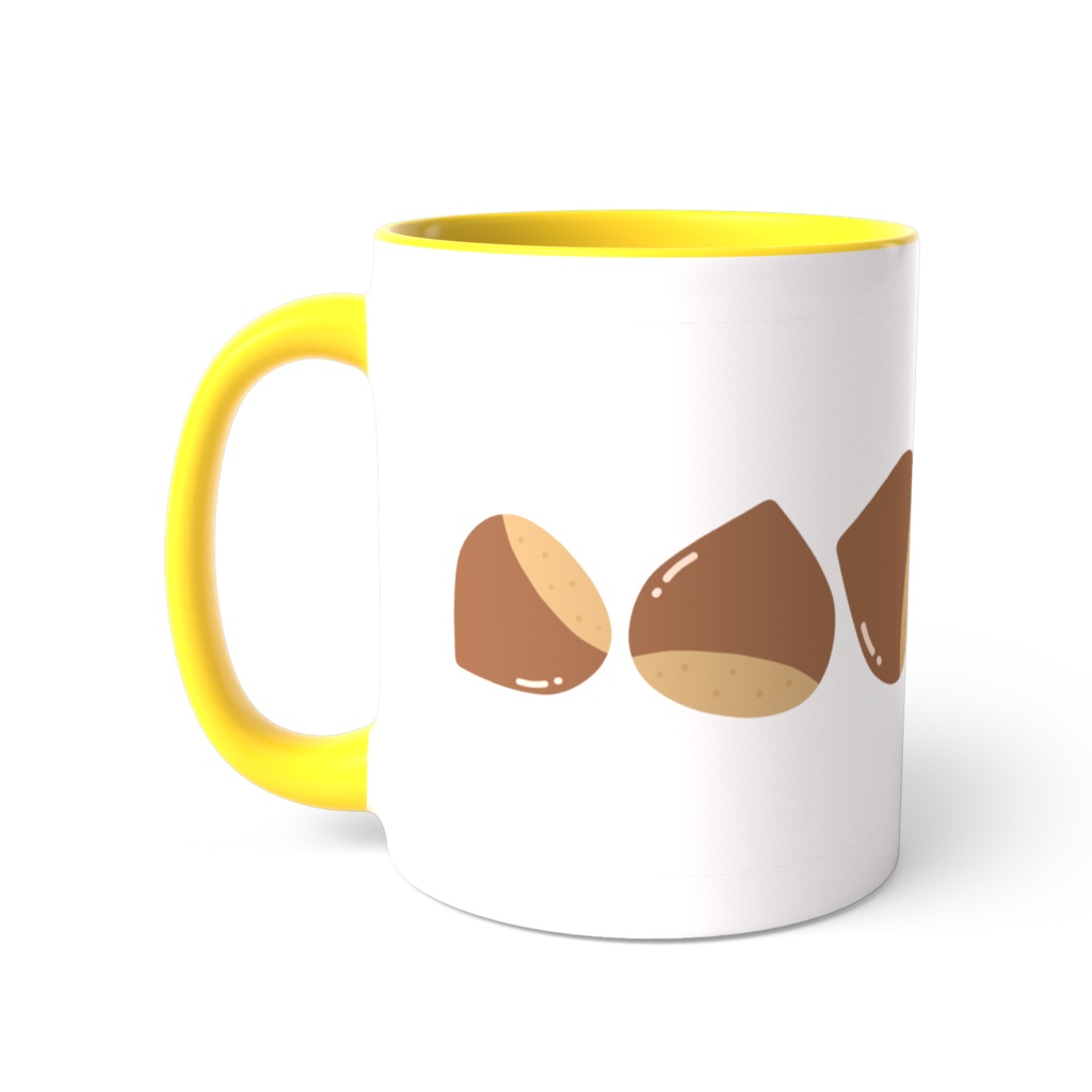 クリのツートンカラーマグカップ