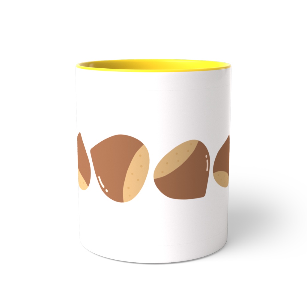 クリのツートンカラーマグカップ