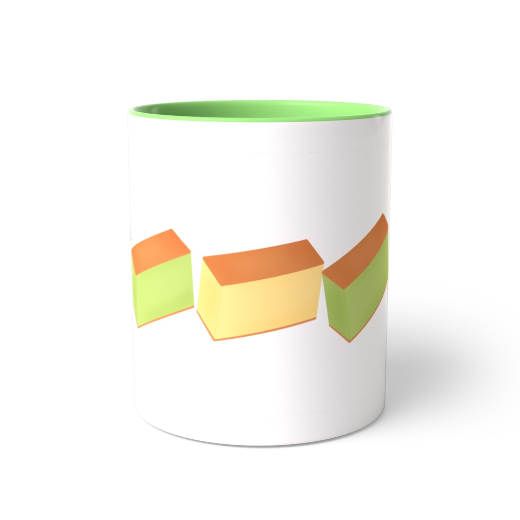 カステラのツートンカラーマグカップ