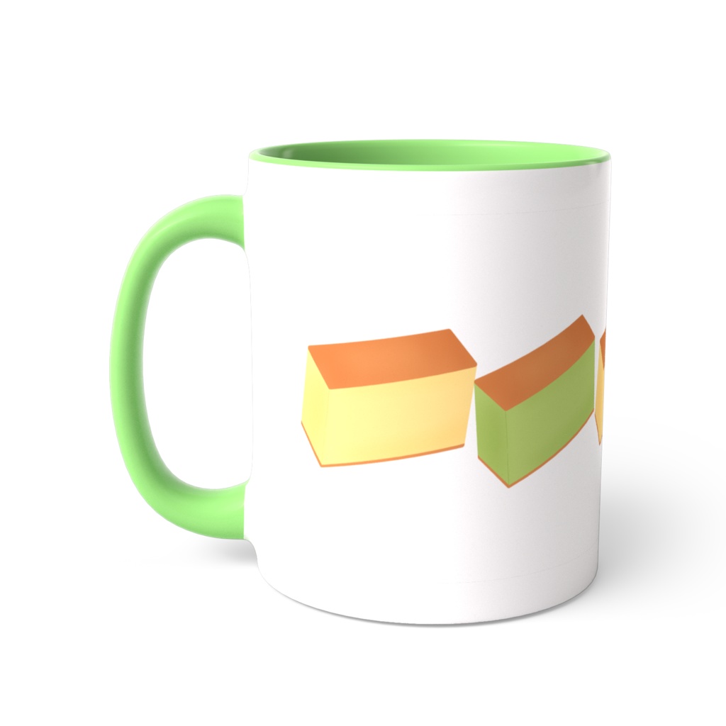 カステラのツートンカラーマグカップ