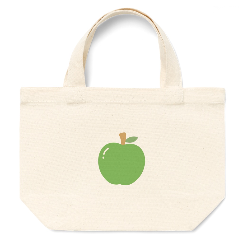 青リンゴのトートバッグ