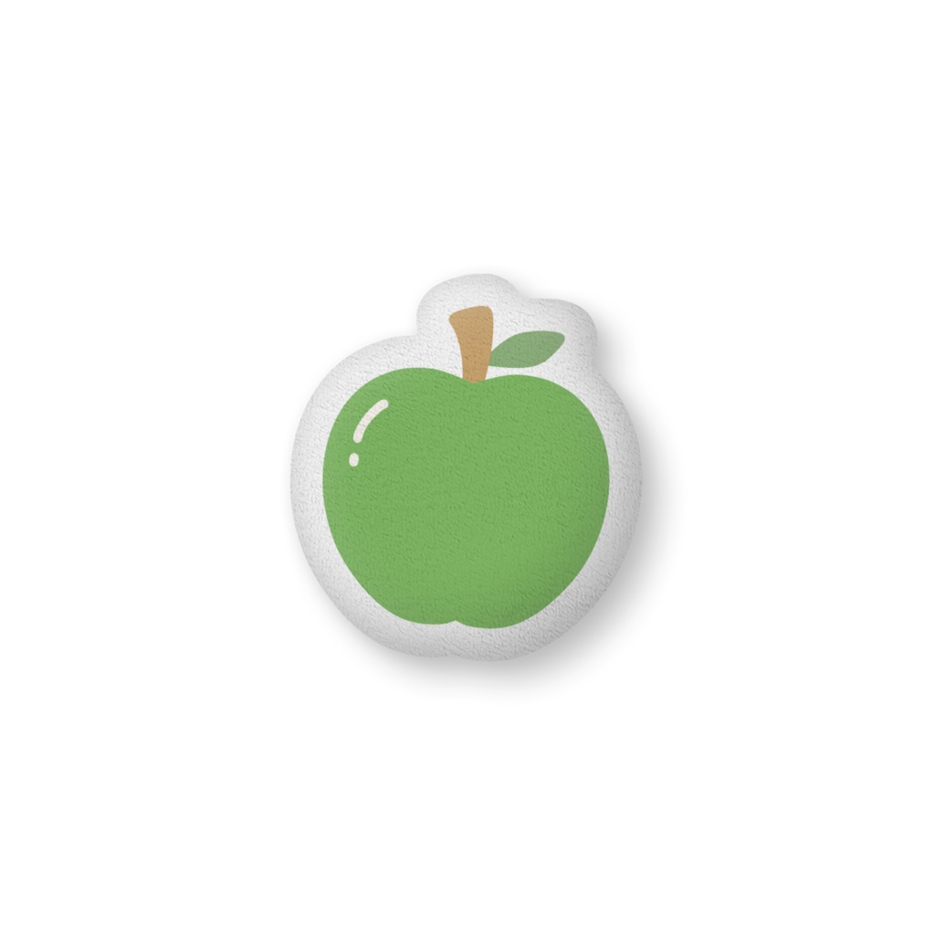 青リンゴのクッション