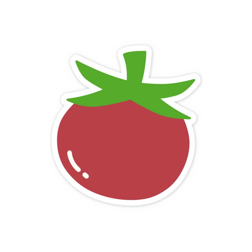 トマトのスマホステッカー