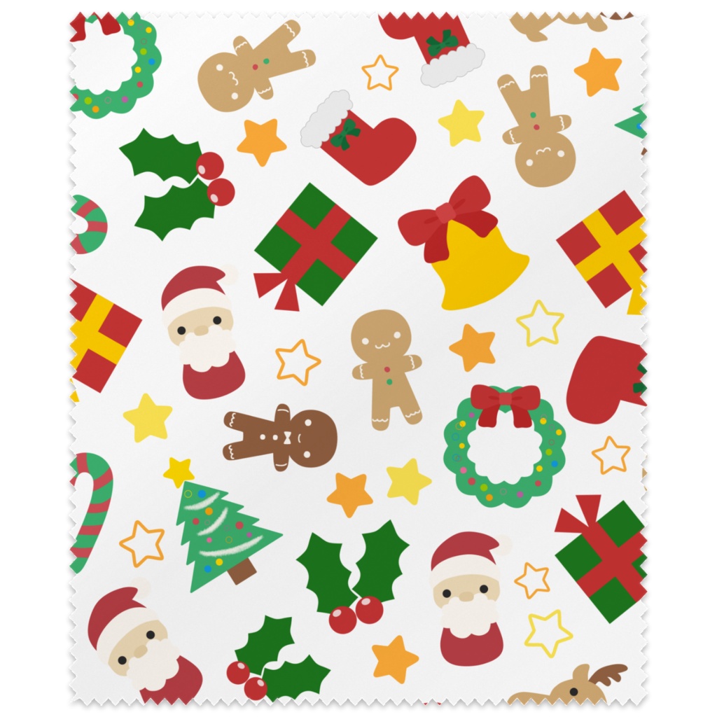 クリスマスのメガネ拭き