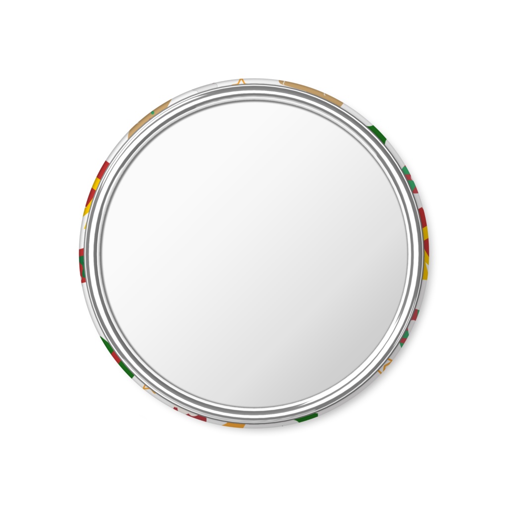 クリスマスの缶ミラー