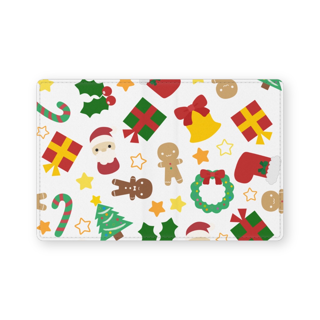 クリスマスのレザー製名刺入れ