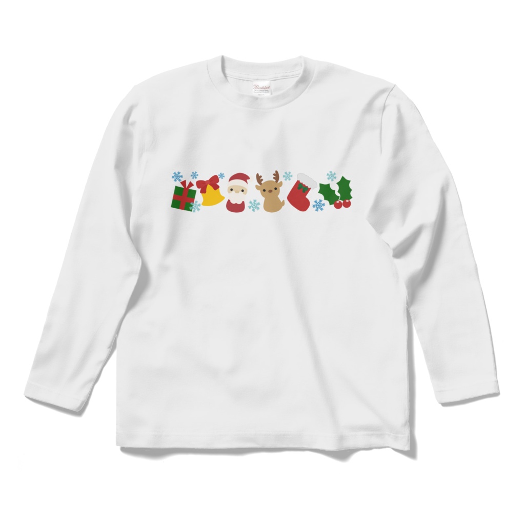 クリスマスのロングスリーブTシャツ