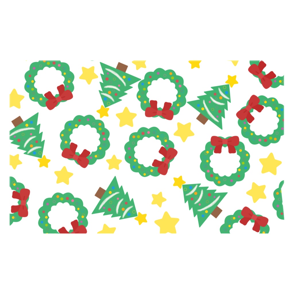 クリスマスのICカードステッカー