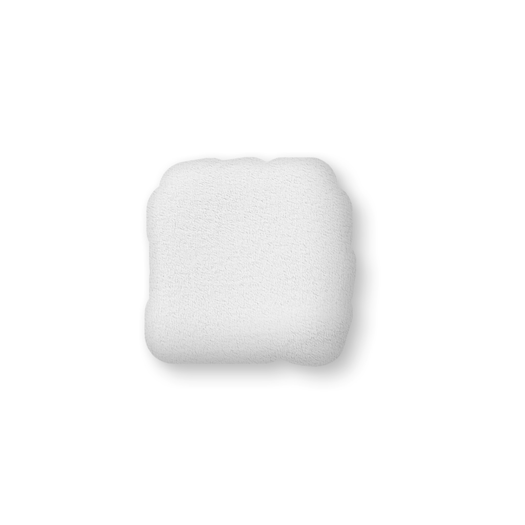 青色の推のクッション