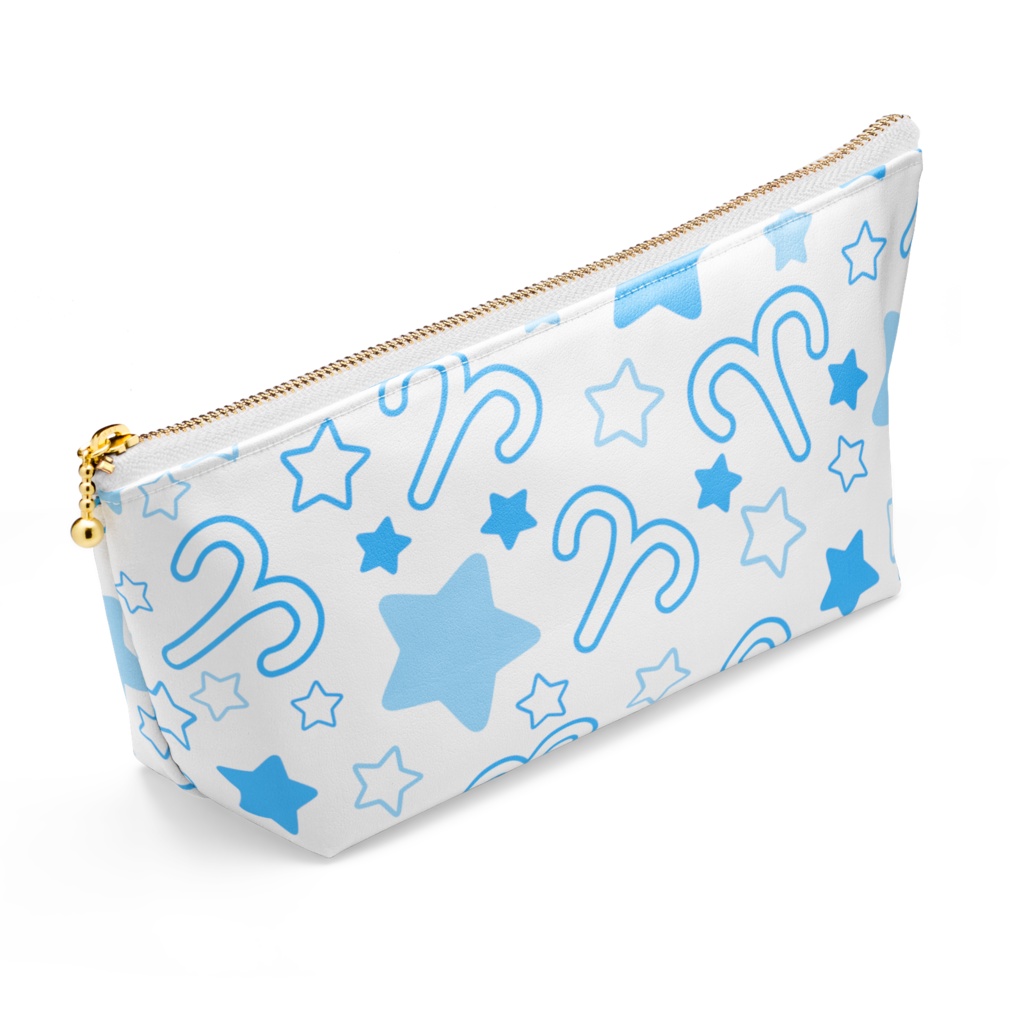 青色のおひつじ座のポーチ