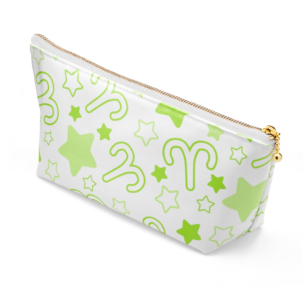 黄緑色のおひつじ座のポーチ