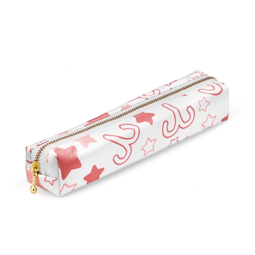 赤色のおひつじ座のペンケース