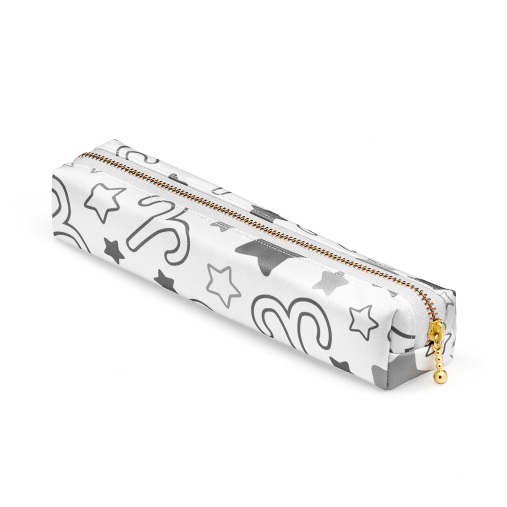 黒色のおひつじ座のペンケース