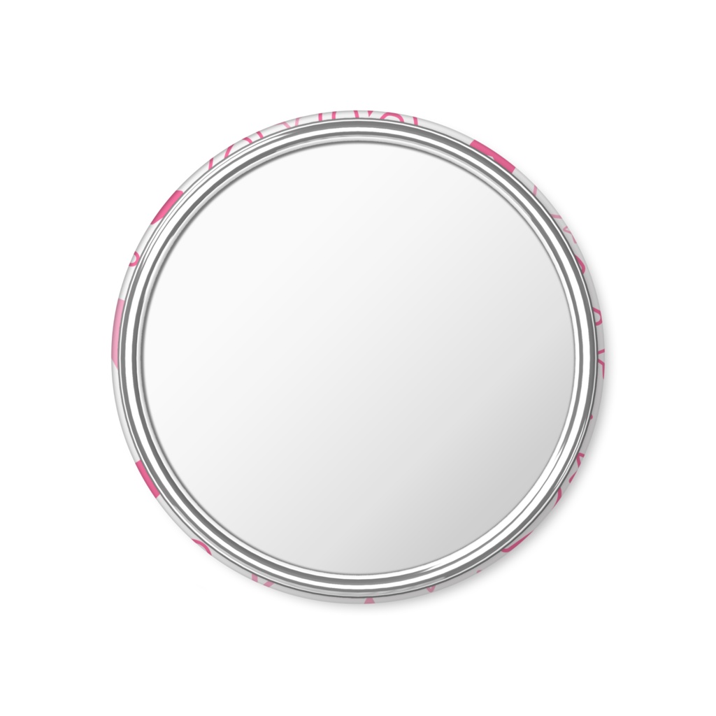 ピンク色のおひつじ座の缶ミラー