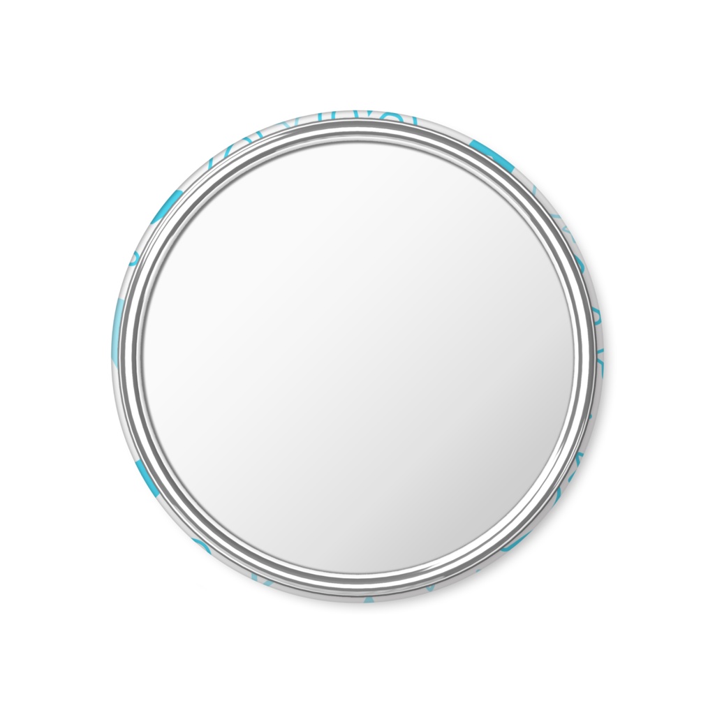 水色のおひつじ座の缶ミラー