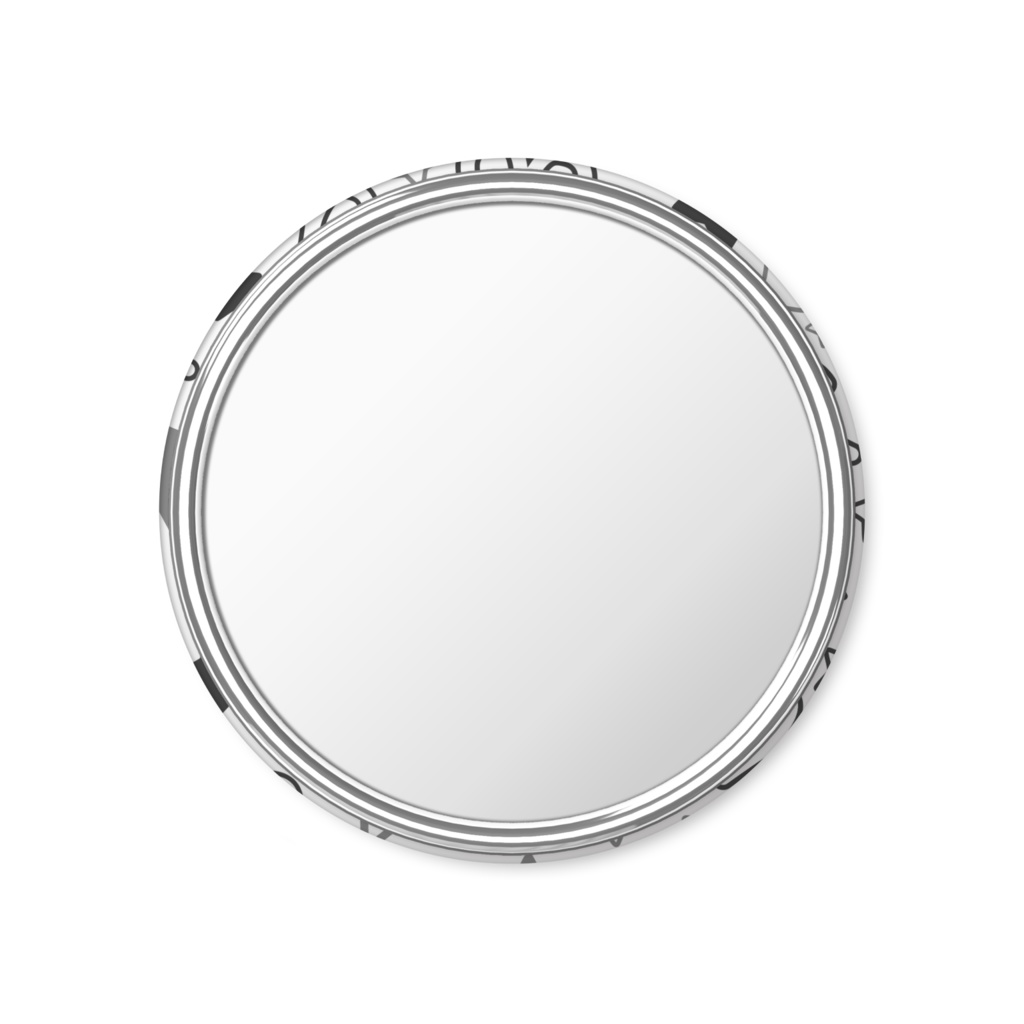 黒色のおひつじ座の缶ミラー