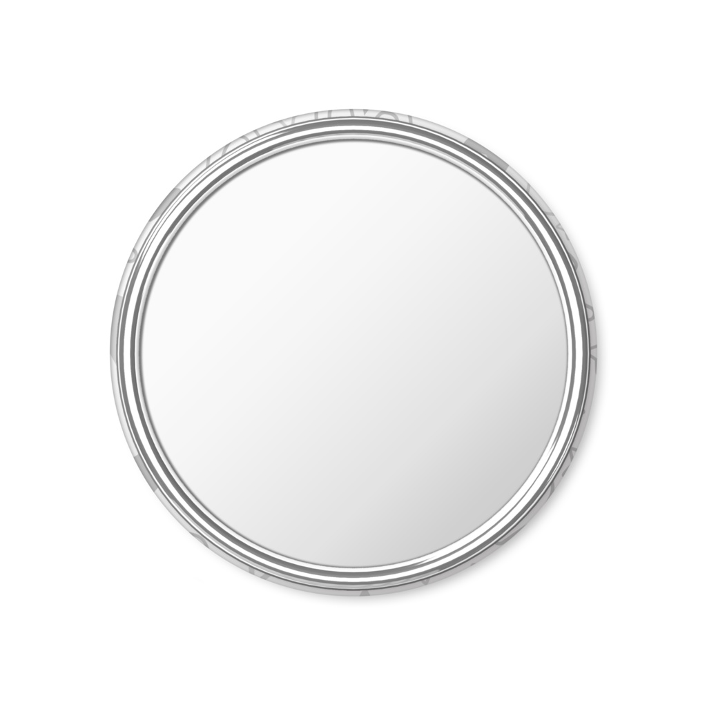 白色のおひつじ座の缶ミラー