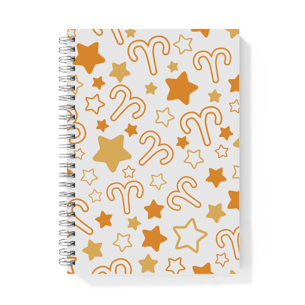 オレンジ色のおひつじ座のノート