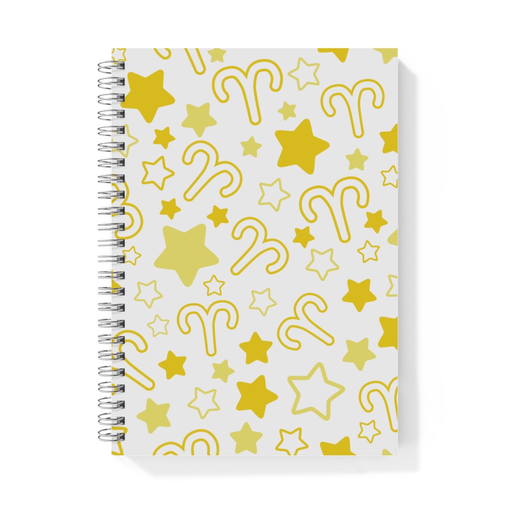 黄色のおひつじ座のノート