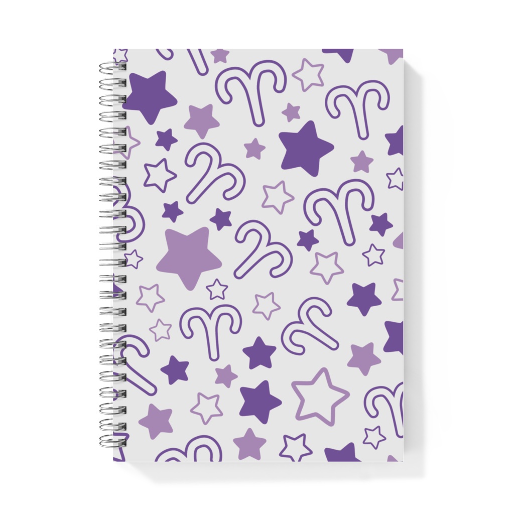 紫色のおひつじ座のノート