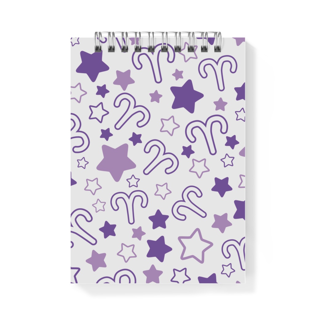紫色のおひつじ座のメモ帳