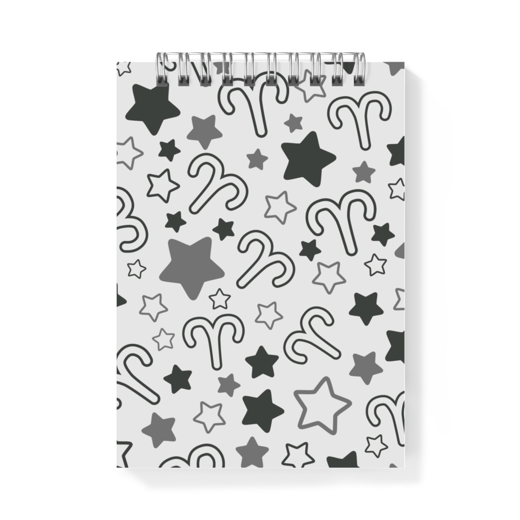 黒色のおひつじ座のメモ帳