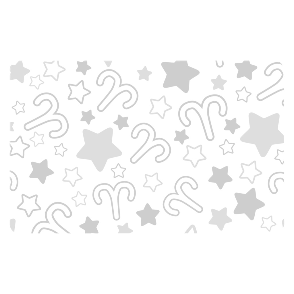 白色のおひつじ座のICカードステッカー