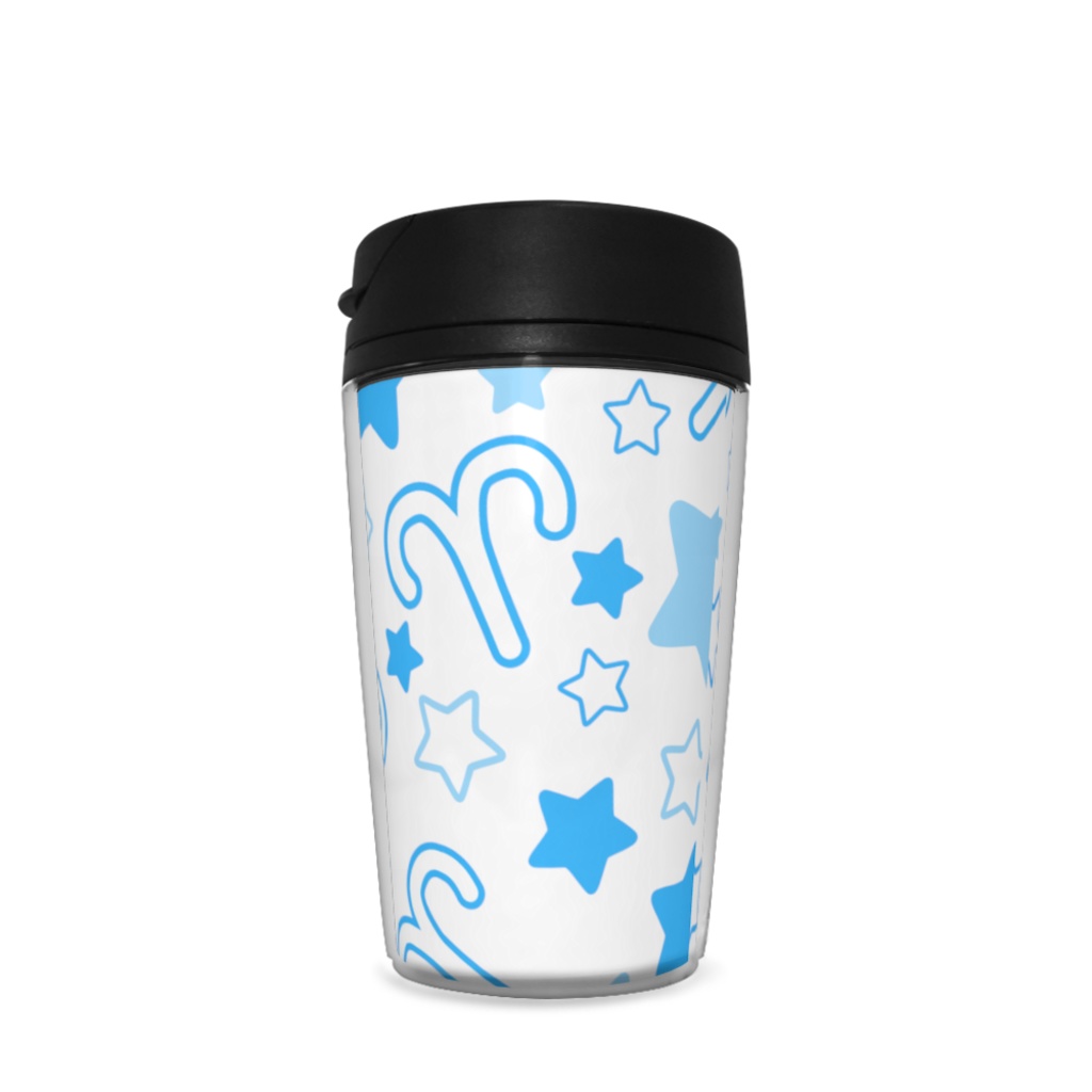 青色のおひつじ座のタンブラー