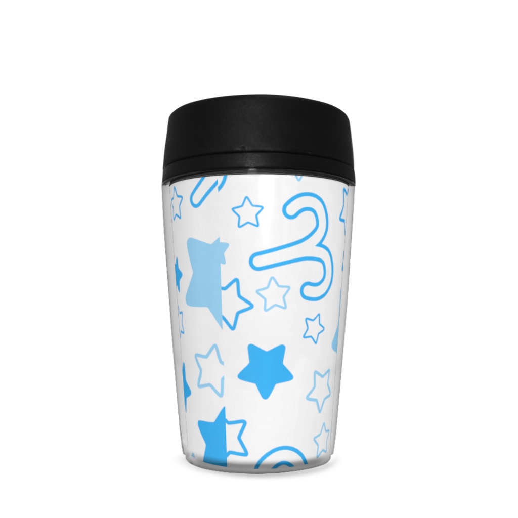 青色のおひつじ座のタンブラー