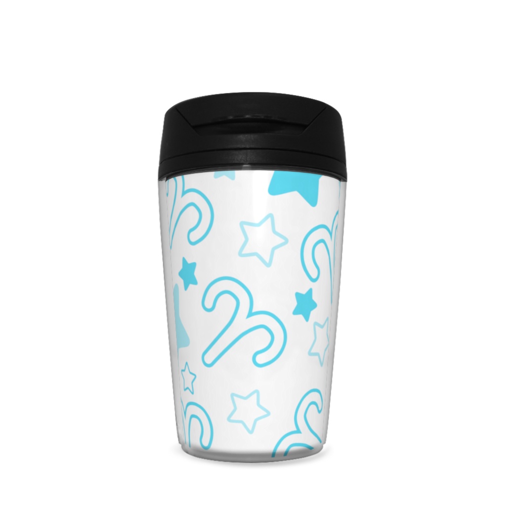 水色のおひつじ座のタンブラー