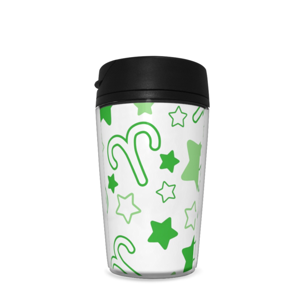 緑色のおひつじ座のタンブラー