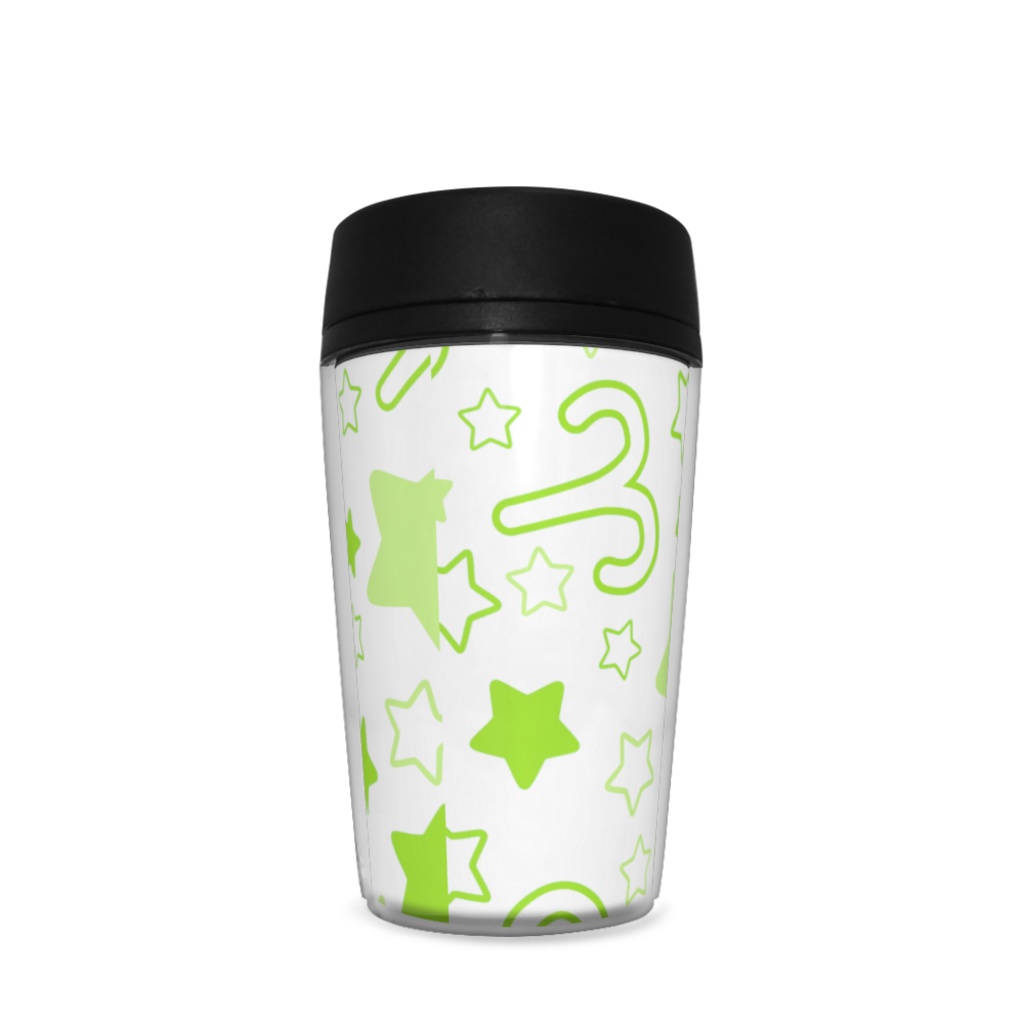 黄緑色のおひつじ座のタンブラー
